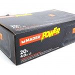 Carregador para Bateria, Duplo, 20V, 4A - MADER POWER® refª 74014 MADER Carregador para Bateria, Duplo, 20V, 4A - MADER POWER® refª 74014 MADER