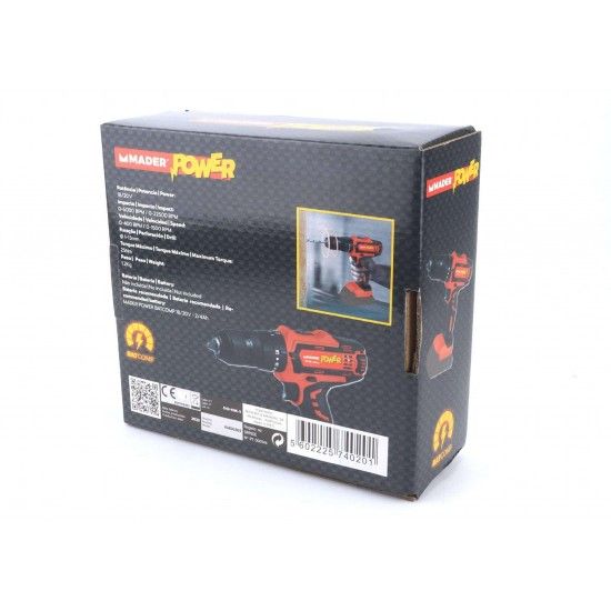 Aparafusadora de Impacto, 18/20V, 13mm - MADER POWER® refª 74020 MADER Aparafusadora de Impacto, 18/20V, 13mm - MADER POWER® refª 74020 MADER