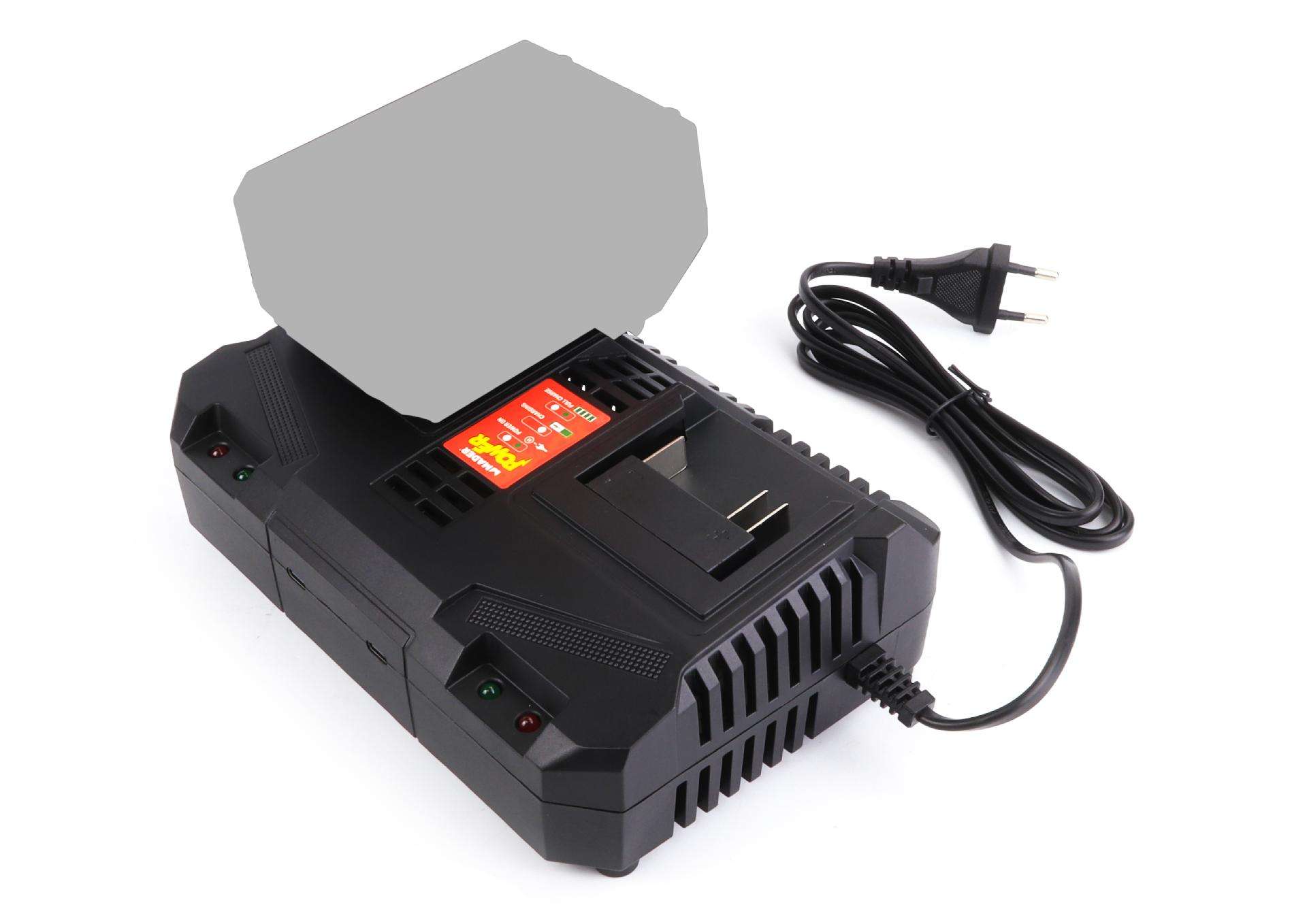 Carregador para Bateria, Duplo, 20V, 4A - MADER POWER® refª 74014 MADER