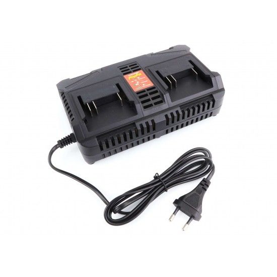 Carregador para Bateria, Duplo, 20V, 2.5A - MADER POWER® refª 74013 MADER Carregador para Bateria, Duplo, 20V, 2.5A - MADER POWER® refª 74013 MADER