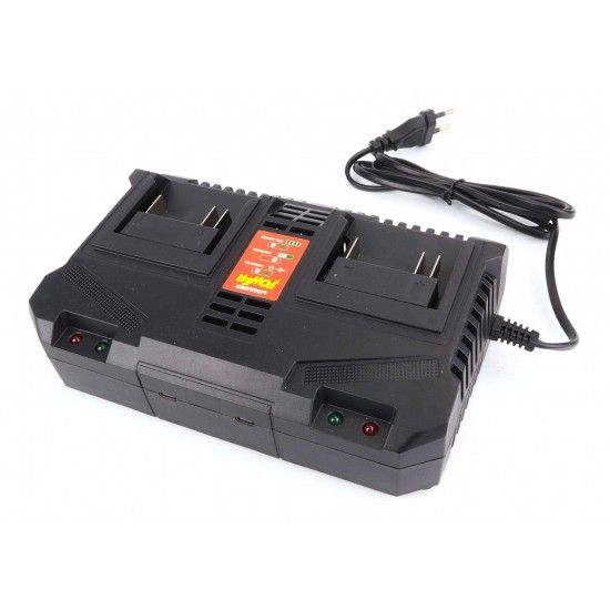 Carregador para Bateria, Duplo, 20V, 4A - MADER POWER® refª 74014 MADER Carregador para Bateria, Duplo, 20V, 4A - MADER POWER® refª 74014 MADER