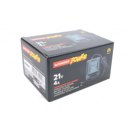 Carregador Rpido para Bateria, 21V, 4A MADER POWER ref 74012 MADER