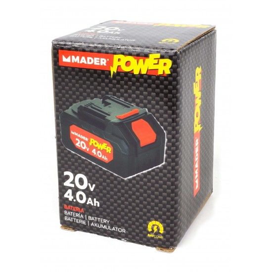 Bateria, 20V, 4.0Ah - MADER POWER® refª 74008 MADER Bateria, 20V, 4.0Ah - MADER POWER® refª 74008 MADER