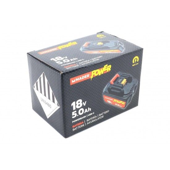 Bateria, 18V, 5.0Ah, POWERBANKMADER POWER ref 74006 MADER