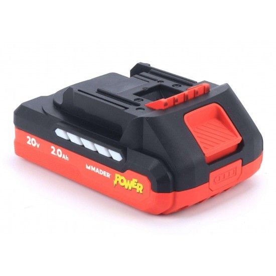 Bateria, 20V, 2.0Ah - MADER POWER® refª 74002 MADER Bateria, 20V, 2.0Ah - MADER POWER® refª 74002 MADER
