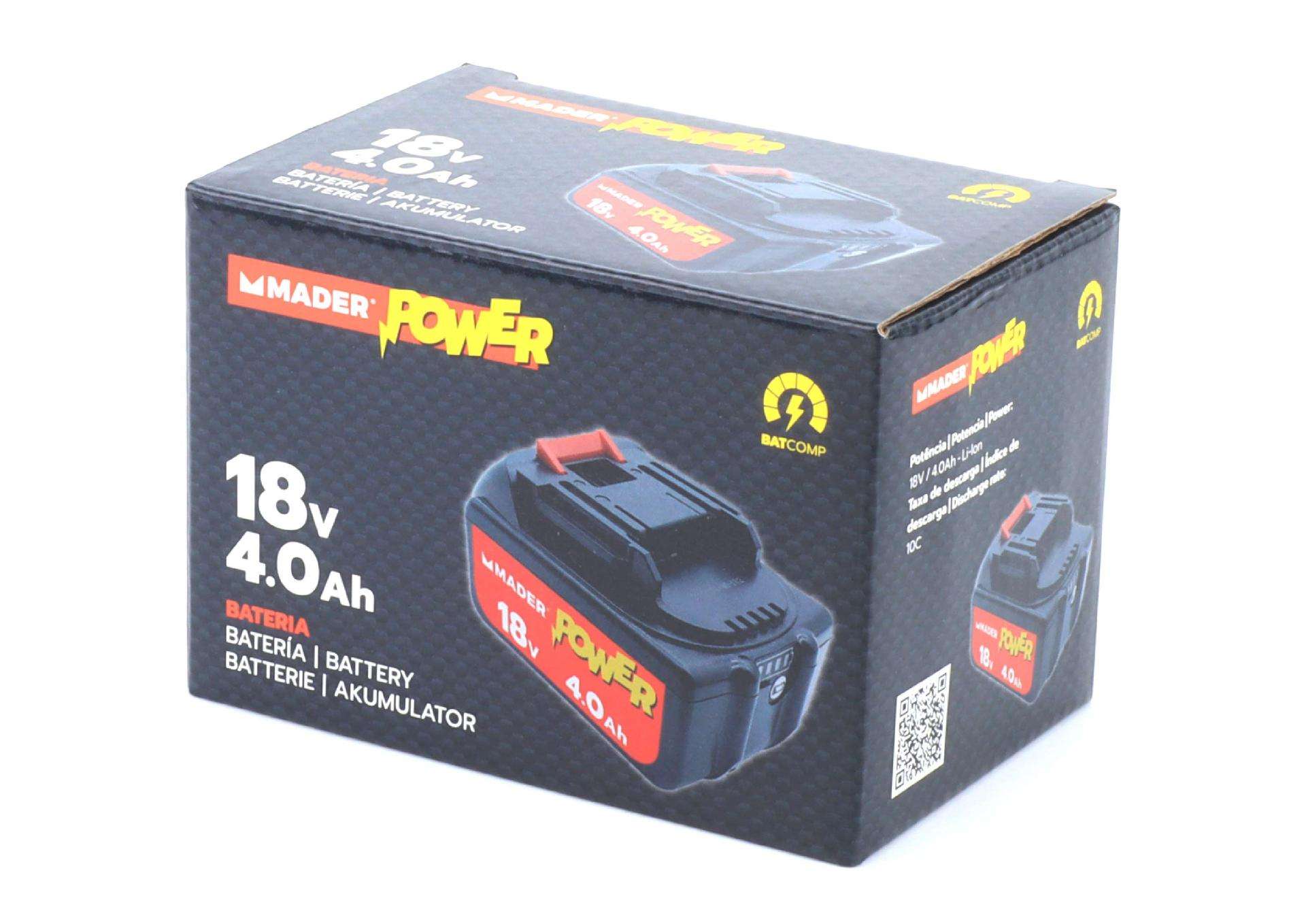 Bateria, 18V, 4.0Ah - MADER POWER® refª 74001 MADER