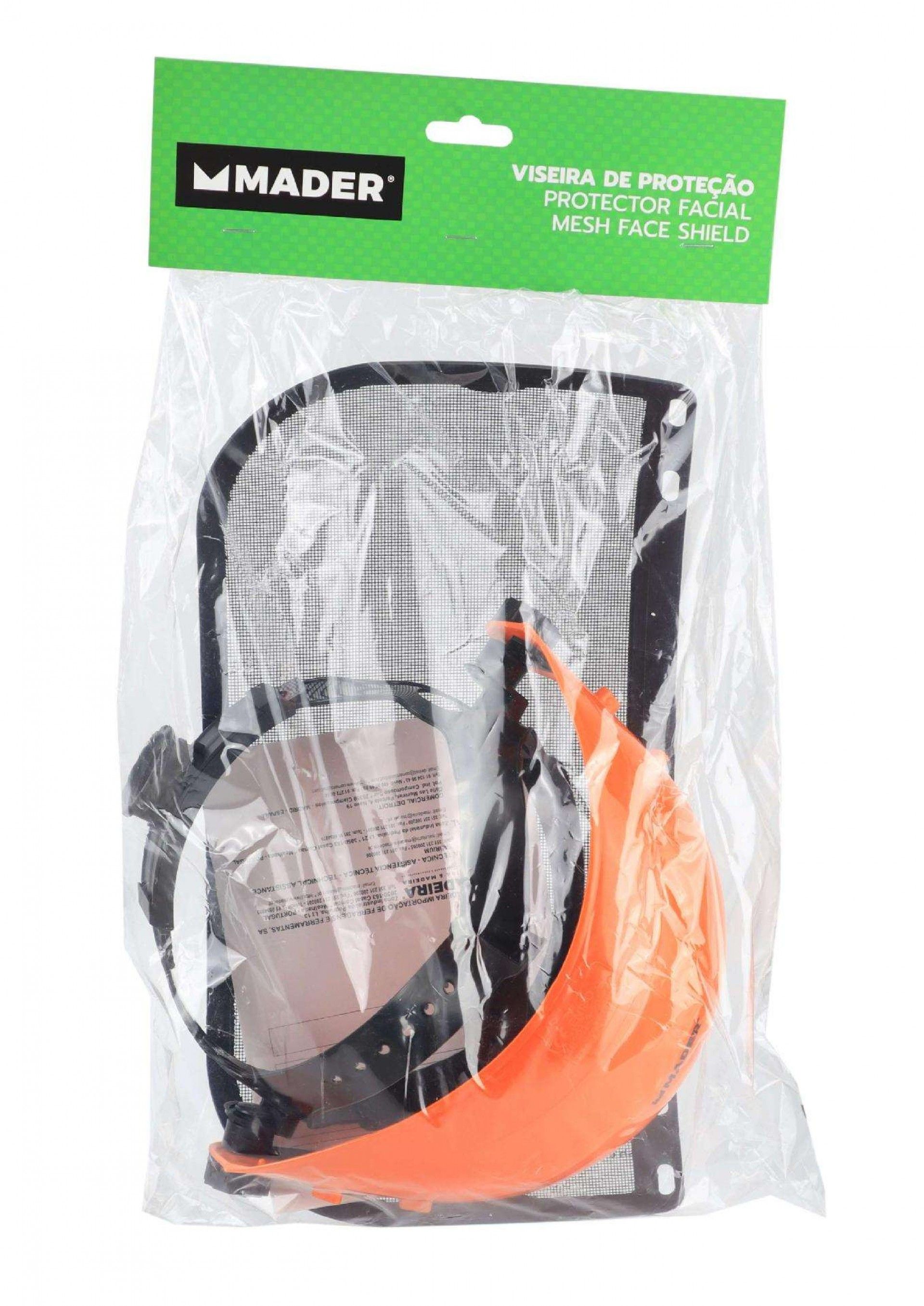 Viseira de Proteção, Metálica, Laranja refª 69700 MADER
