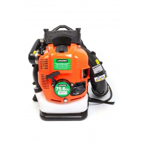 Soprador, 75.6cc, com Mochila refª 69533 MADER Soprador, 75.6cc, com Mochila refª 69533 MADER