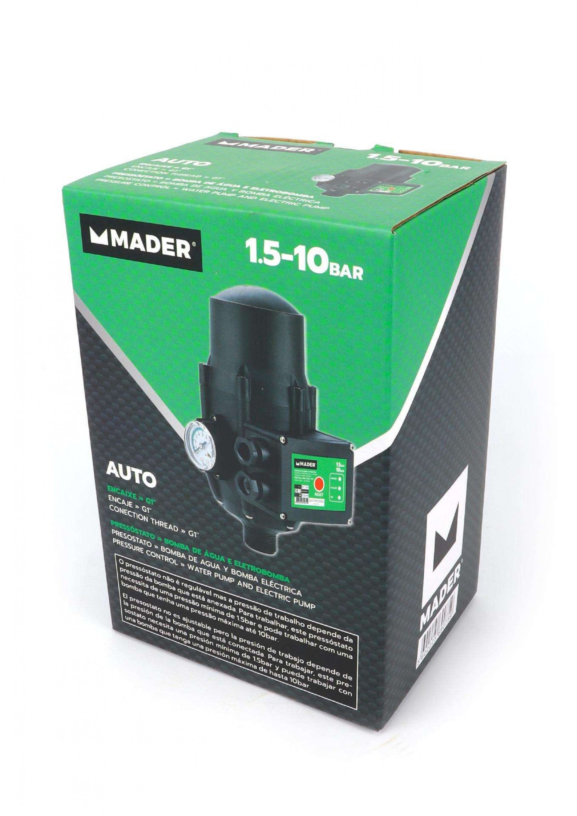 Pressóstato Automático, 10Bar ref. 69075 MADER