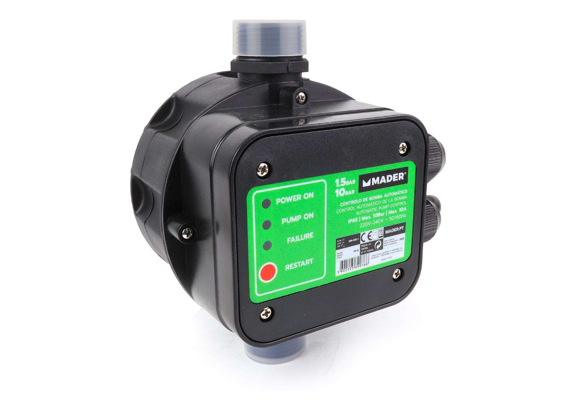 Pressóstato Automático, 10Bar, Vertical ref. 69076 MADER