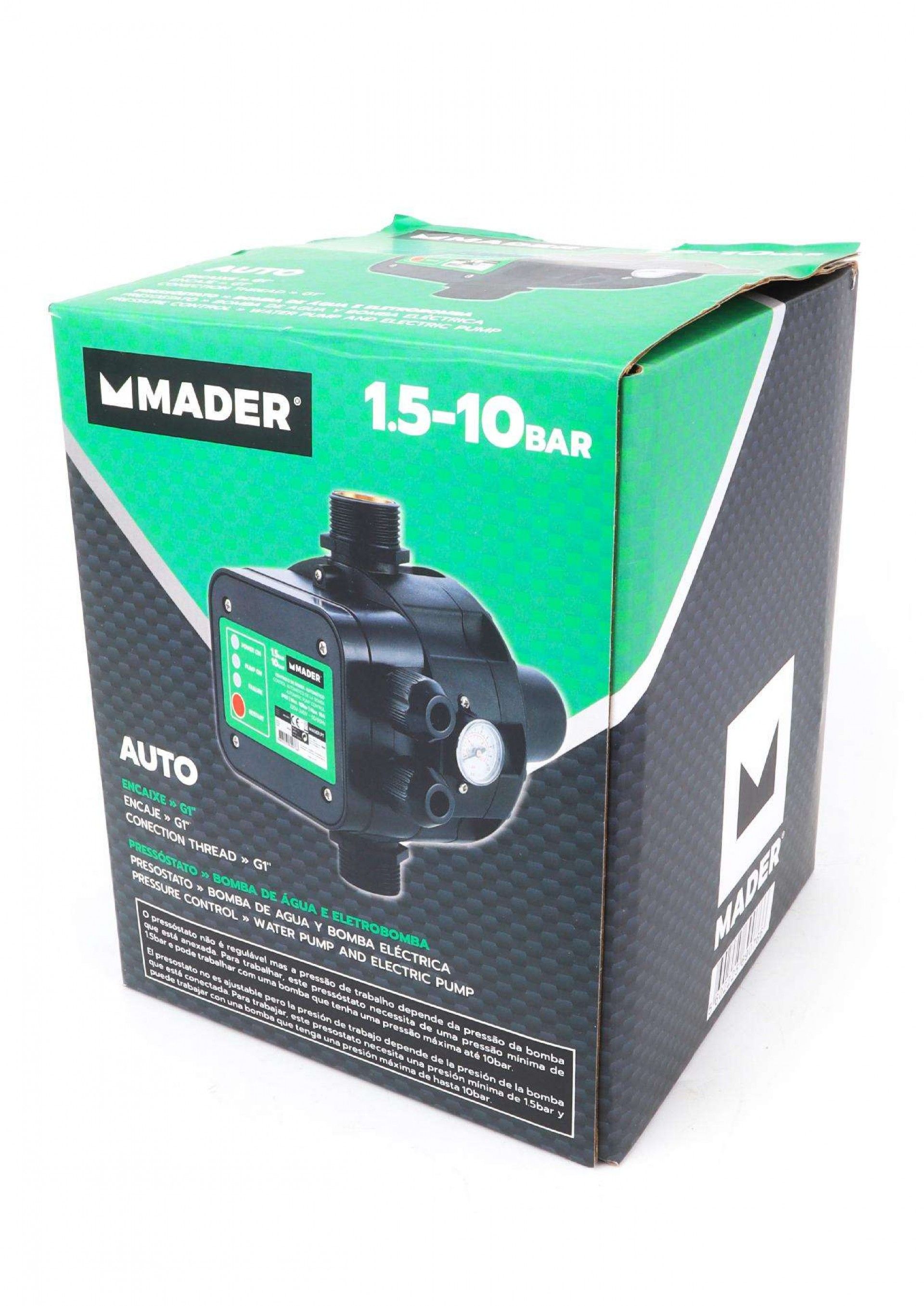 Pressóstato Automático, 10Bar, Vertical ref. 69076 MADER