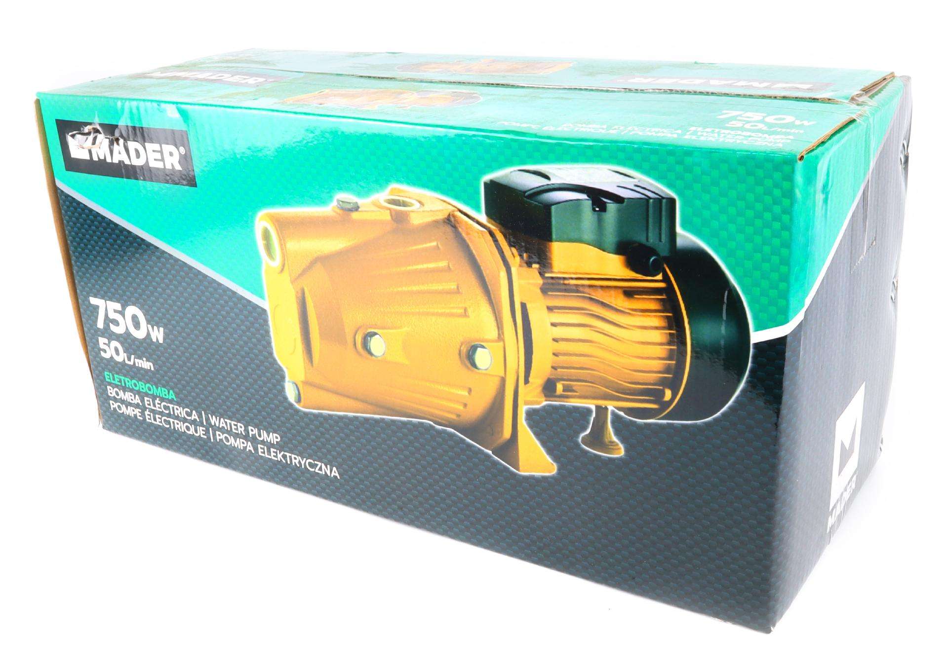 Eletrobomba, 750W, 50L/min refª 69065 MADER