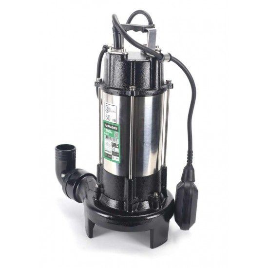 Bomba Submersível, Águas Sujas, 1300W, com Triturador refª 69046 MADER Bomba Submersível, Águas Sujas, 1300W, com Triturador refª 69046 MADER