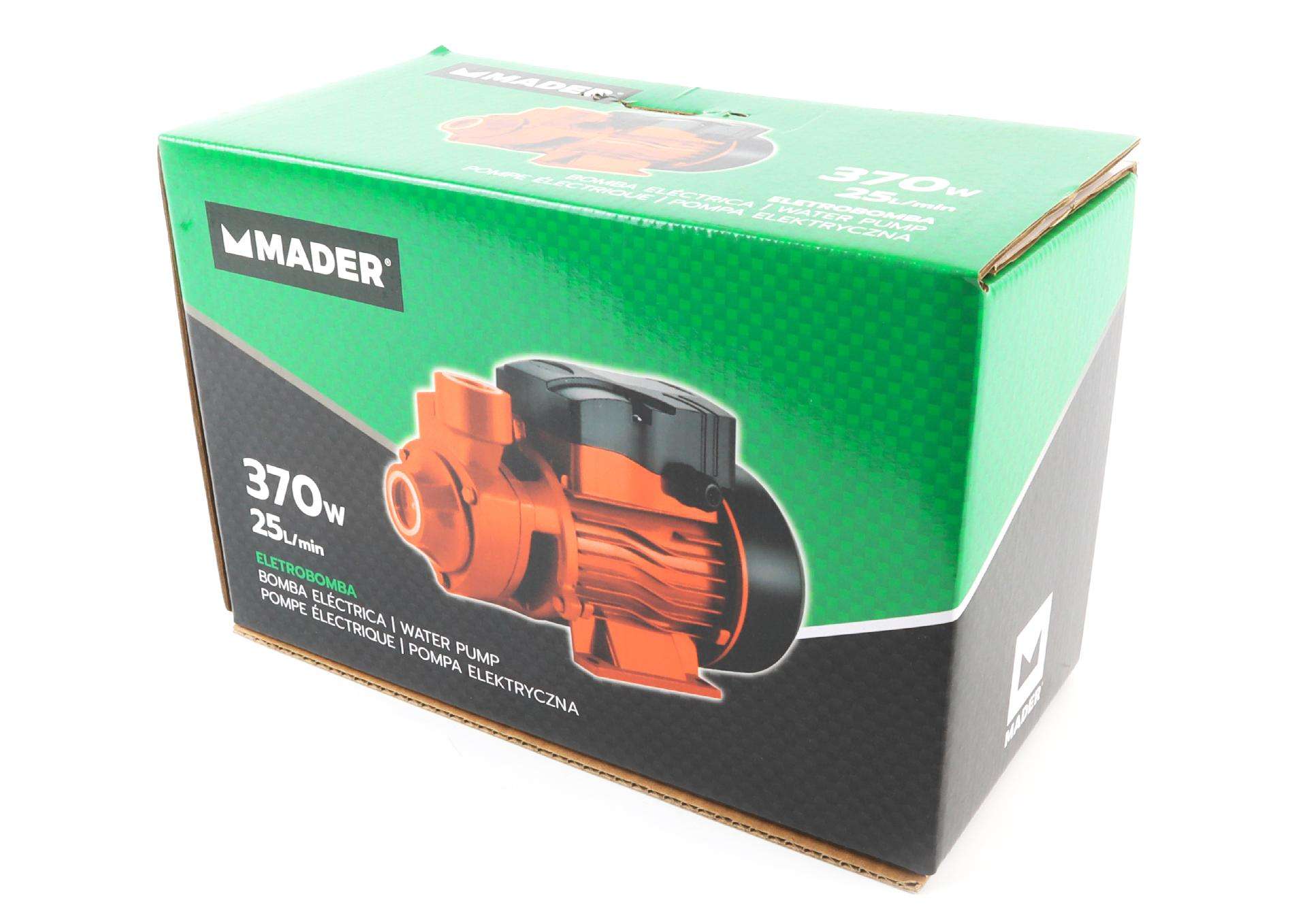 Eletrobomba, 370W, 25L/min refª 69064 MADER