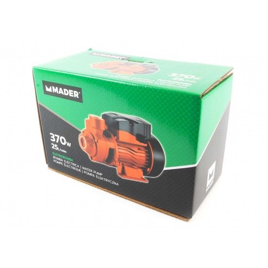 Eletrobomba, 370W, 25L/min refª 69064 MADER Eletrobomba, 370W, 25L/min refª 69064 MADER