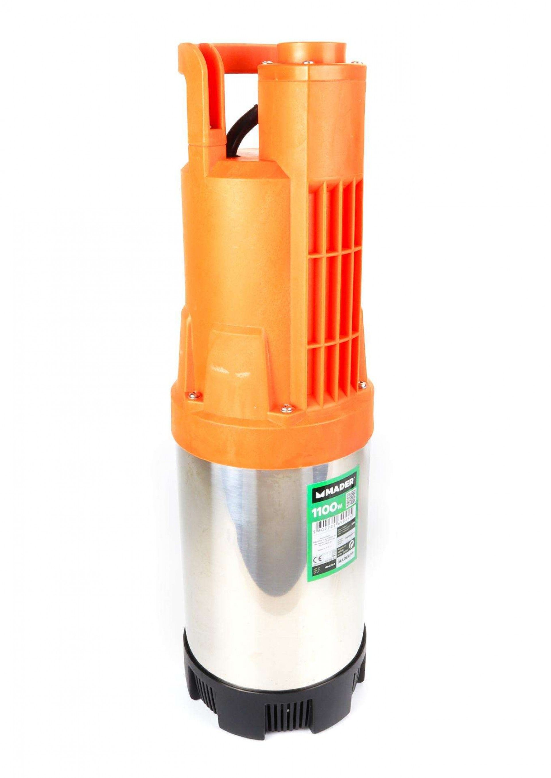 Bomba Submersível Auto, Água Limpa, 1100W, 6500 L/h refª 69044 MADER