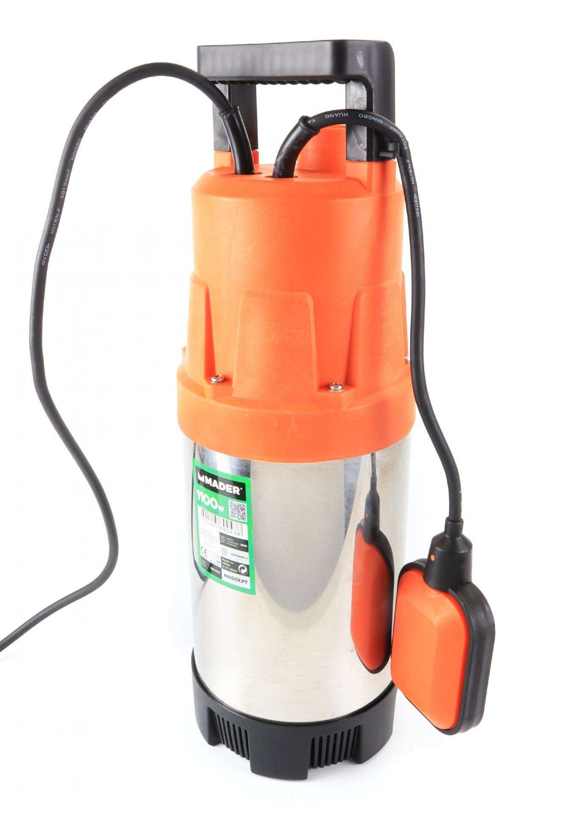 Bomba Submersível, Água Limpa, 1100W, 6500 L/h refª 69043 MADER