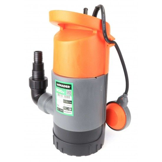 Bomba Submersvel, guas Sujas, 900W, 14000 L/h ref 69042 MADER