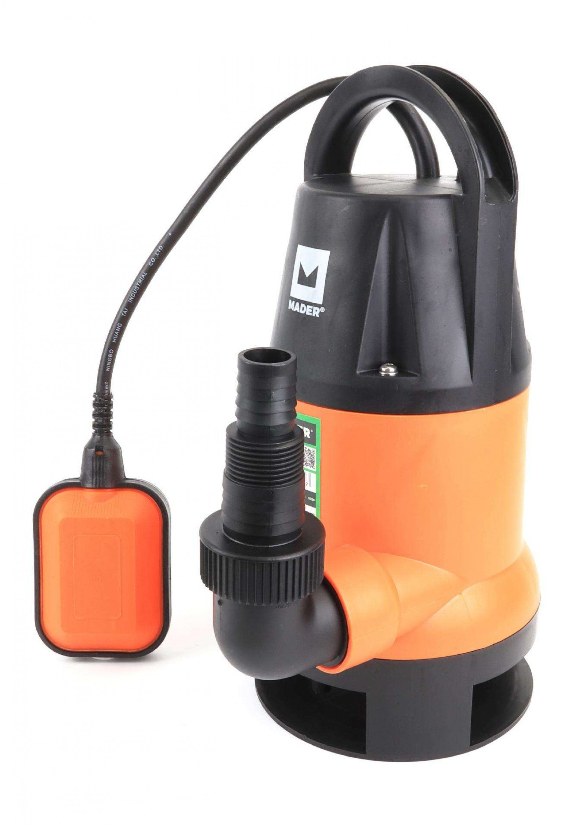 Bomba Submersível, Águas Sujas, 400W, 8000 L/h refª 69040 MADER