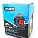 Extenso Eltrica, com Enrolador, com Tampa, 30m, 3G2,5mm- MADERHome Tools ref 68601 MADER
