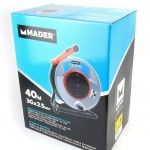 Extenso Eltrica, com Enrolador Metal, com Tampa, 40m, 3G2,5mm- MADERHome Tools ref 68603 MADER