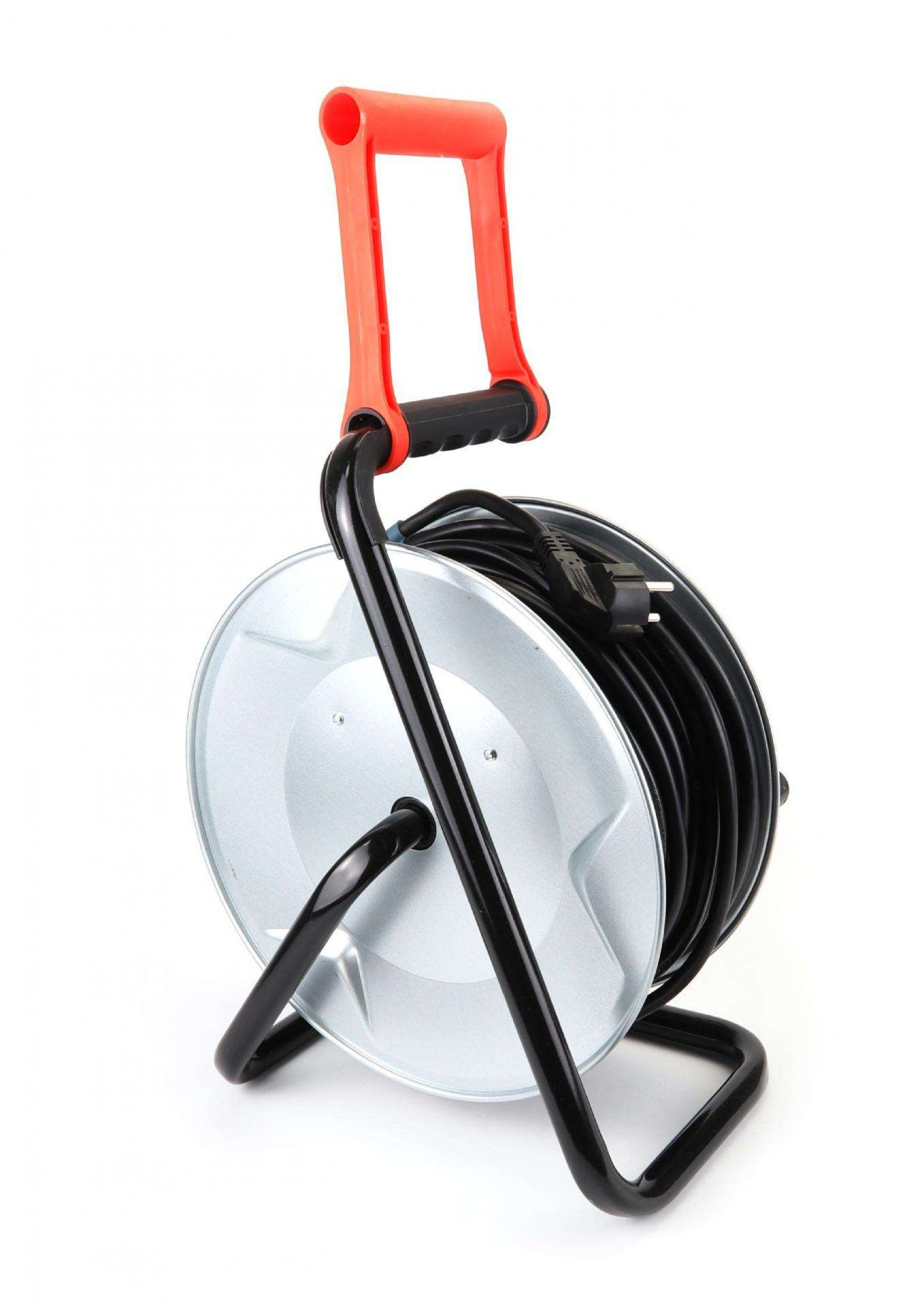 Extensão Elétrica, com Enrolador Metal, com Tampa, 40m, 3G2,5mm²- MADER®Home Tools refª 68603 MADER