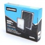 Foco LED, 1500Lm, com Painel Solar, com Sensor ref 68085 MADER
