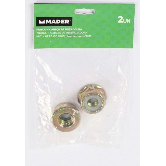 Porca para Cabeça de Roçadora, 2Un refª 65991 MADER Porca para Cabeça de Roçadora, 2Un refª 65991 MADER
