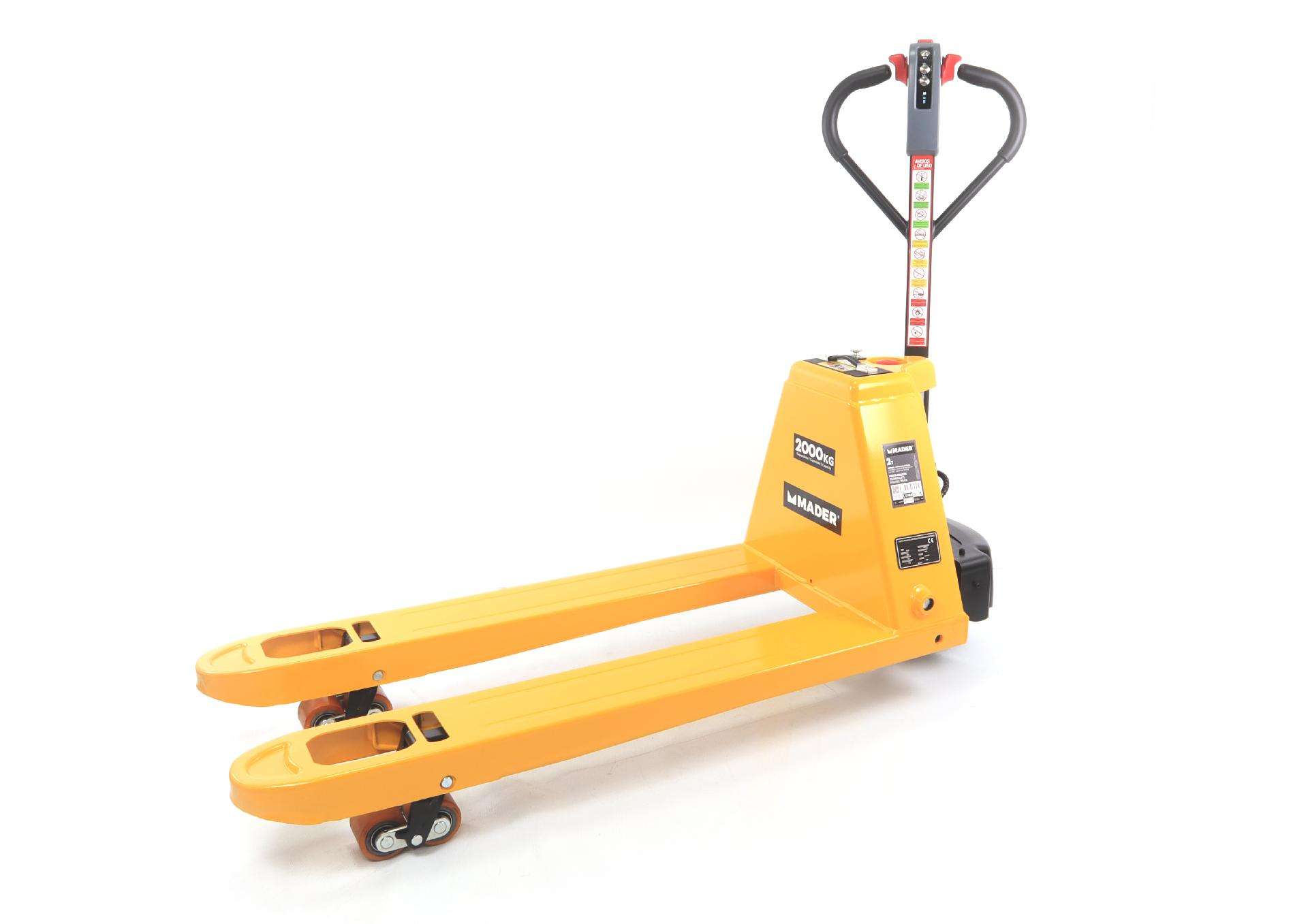 Porta-Paletes, Hidráulico, 2T, Elétrico, 550x1150mm refª 65346 MADER