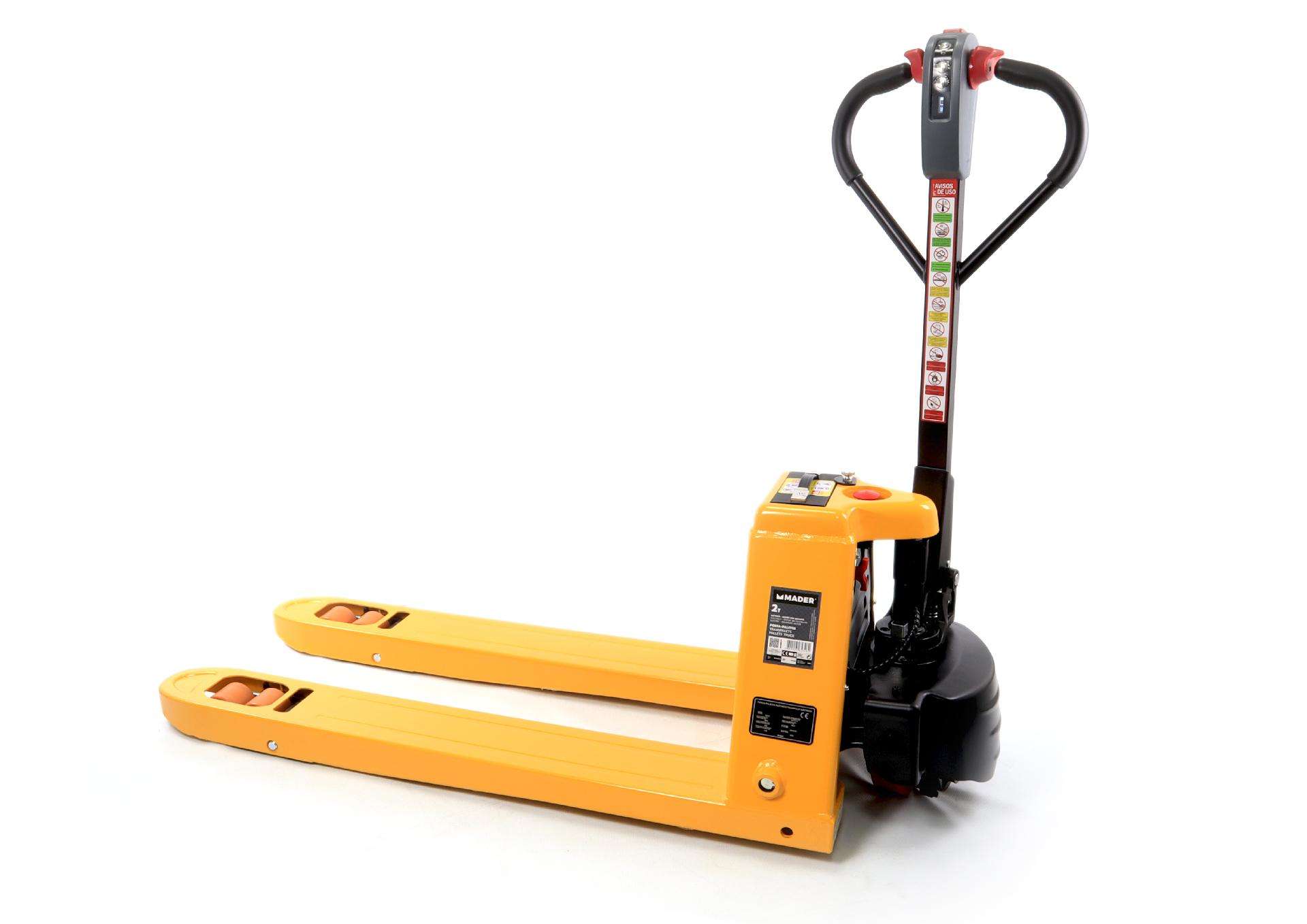 Porta-Paletes, Hidráulico, 2T, Elétrico, 550x1150mm refª 65346 MADER