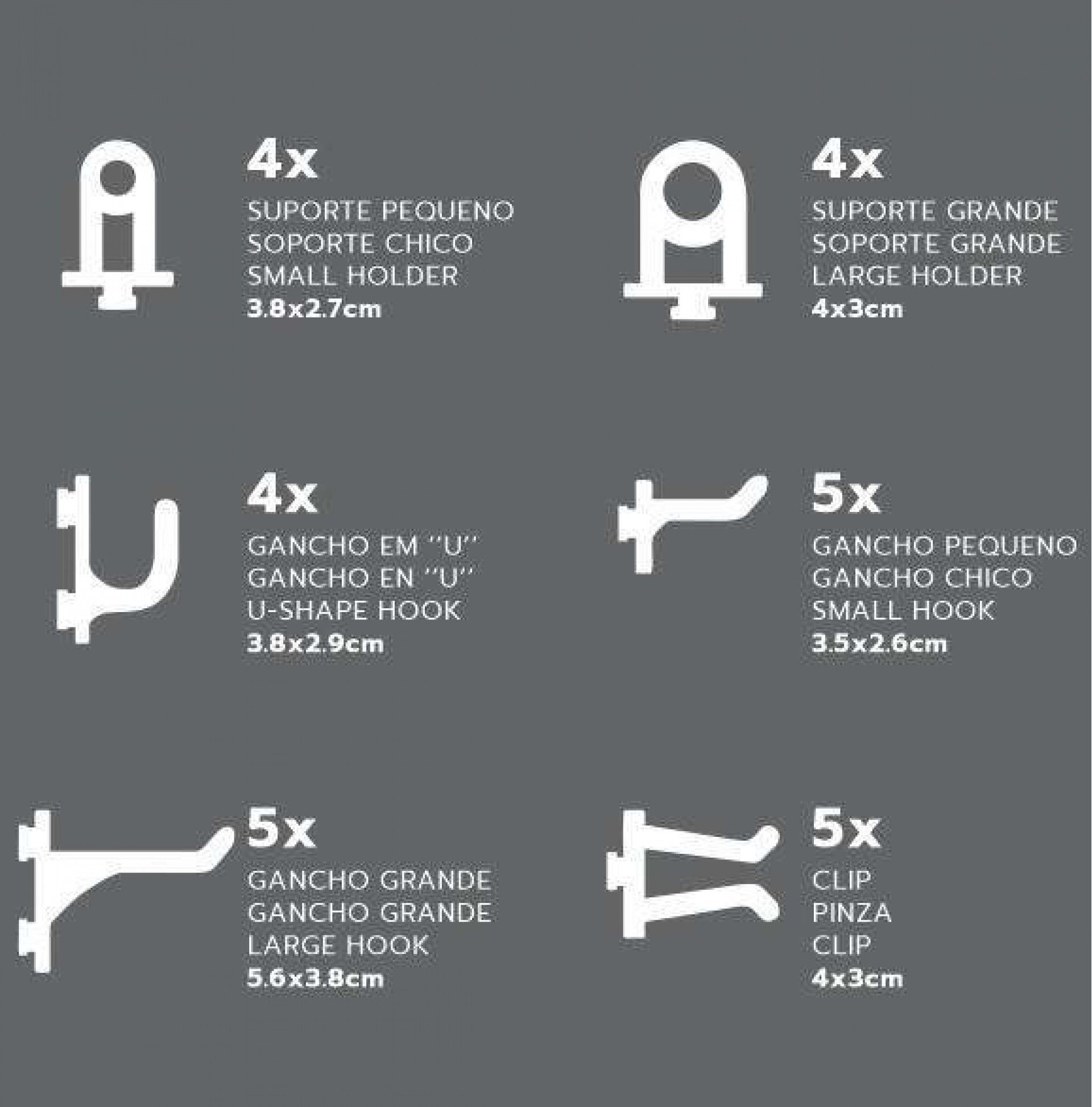 Painel para Ferramenta, 49x30cm, 4Un refª 65282 MADER