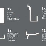Painel para Ferramenta, 45x45cm ref 65281 MADER