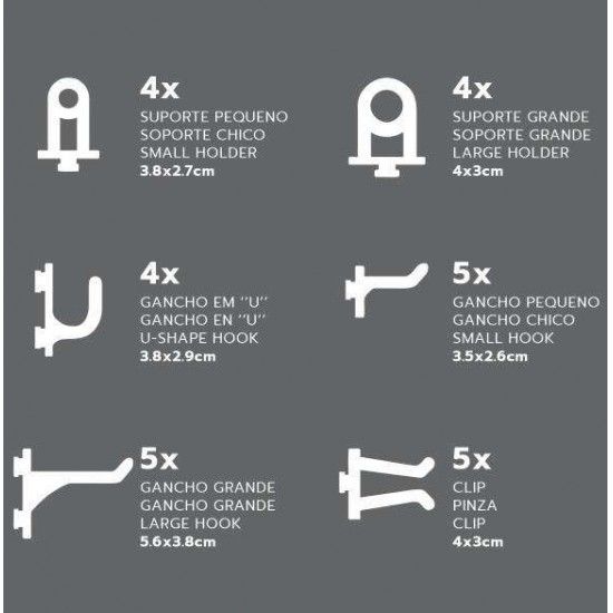 Painel para Ferramenta, 49x30cm, 4Un ref 65282 MADER