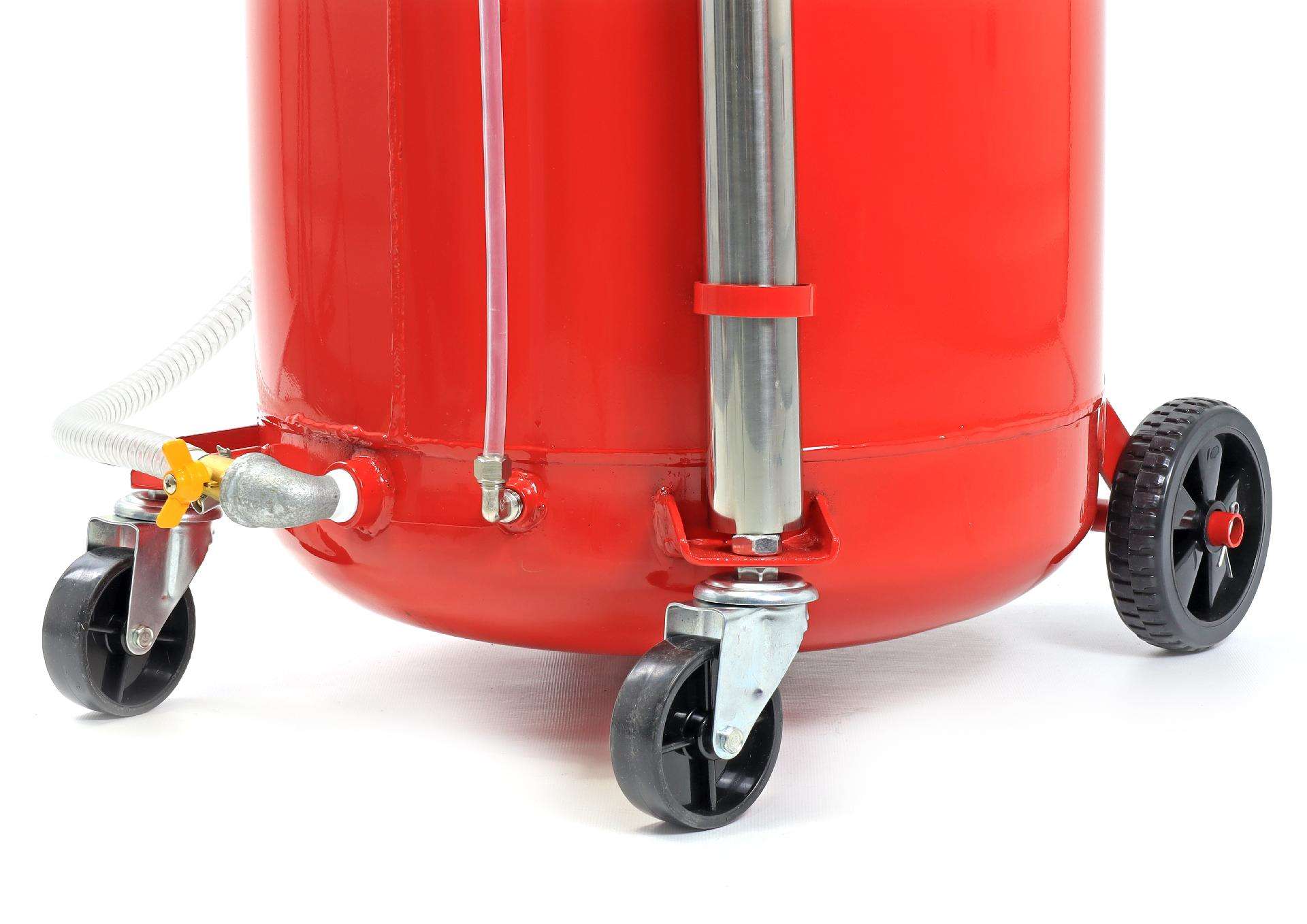 Tanque de Drenagem de Óleo 2in1, Pneum. + Gravidade, 80L ref. 63626 MADER