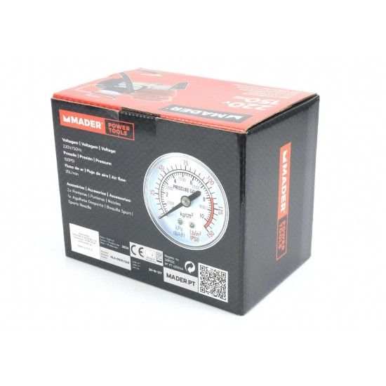 Mini Compressor Auto, 150PSI, 220V refª 63661 MADER Mini Compressor Auto, 150PSI, 220V refª 63661 MADER