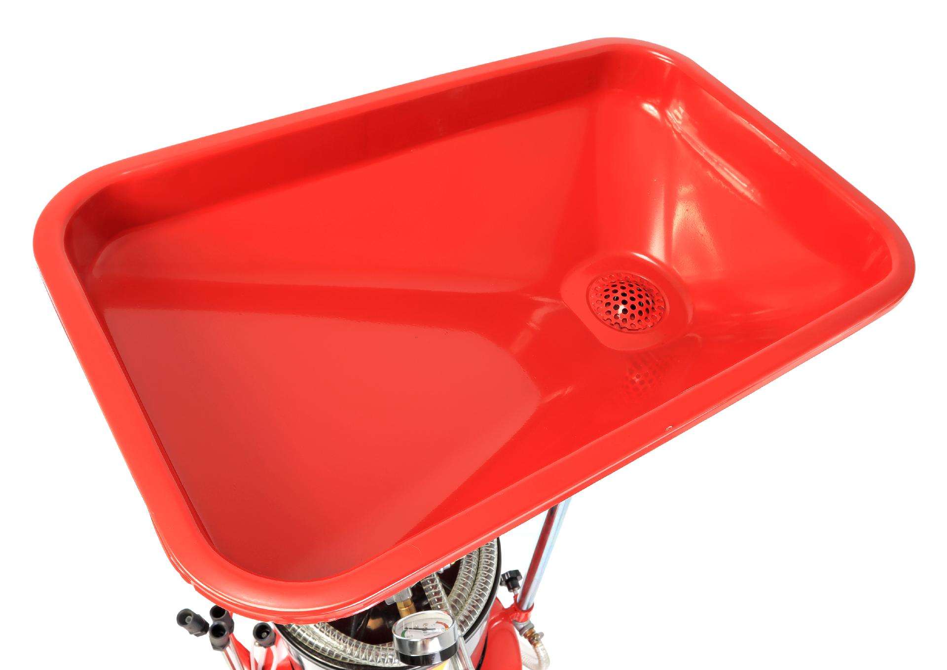 Tanque de Drenagem de Óleo 2in1, Pneum. + Gravidade, 80L ref. 63626 MADER