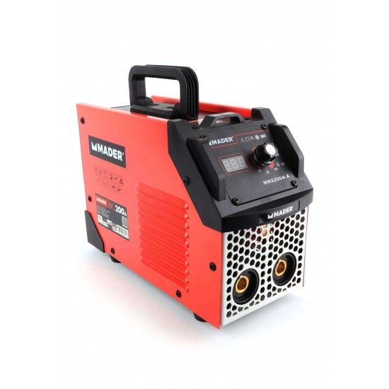 Soldador Inverter, Anti Stick, 200A, Profissional ref. 63474 MADER