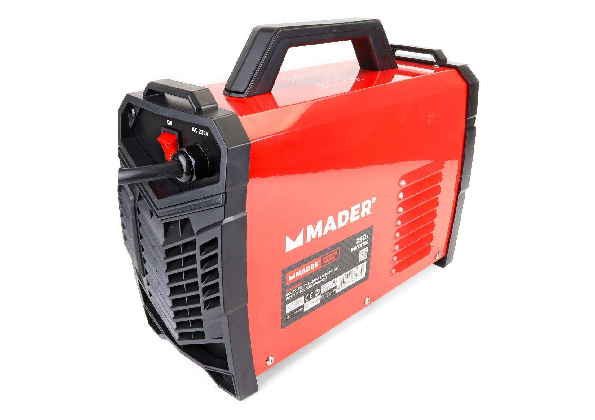 Soldador Inverter, 250A refª 63473 MADER
