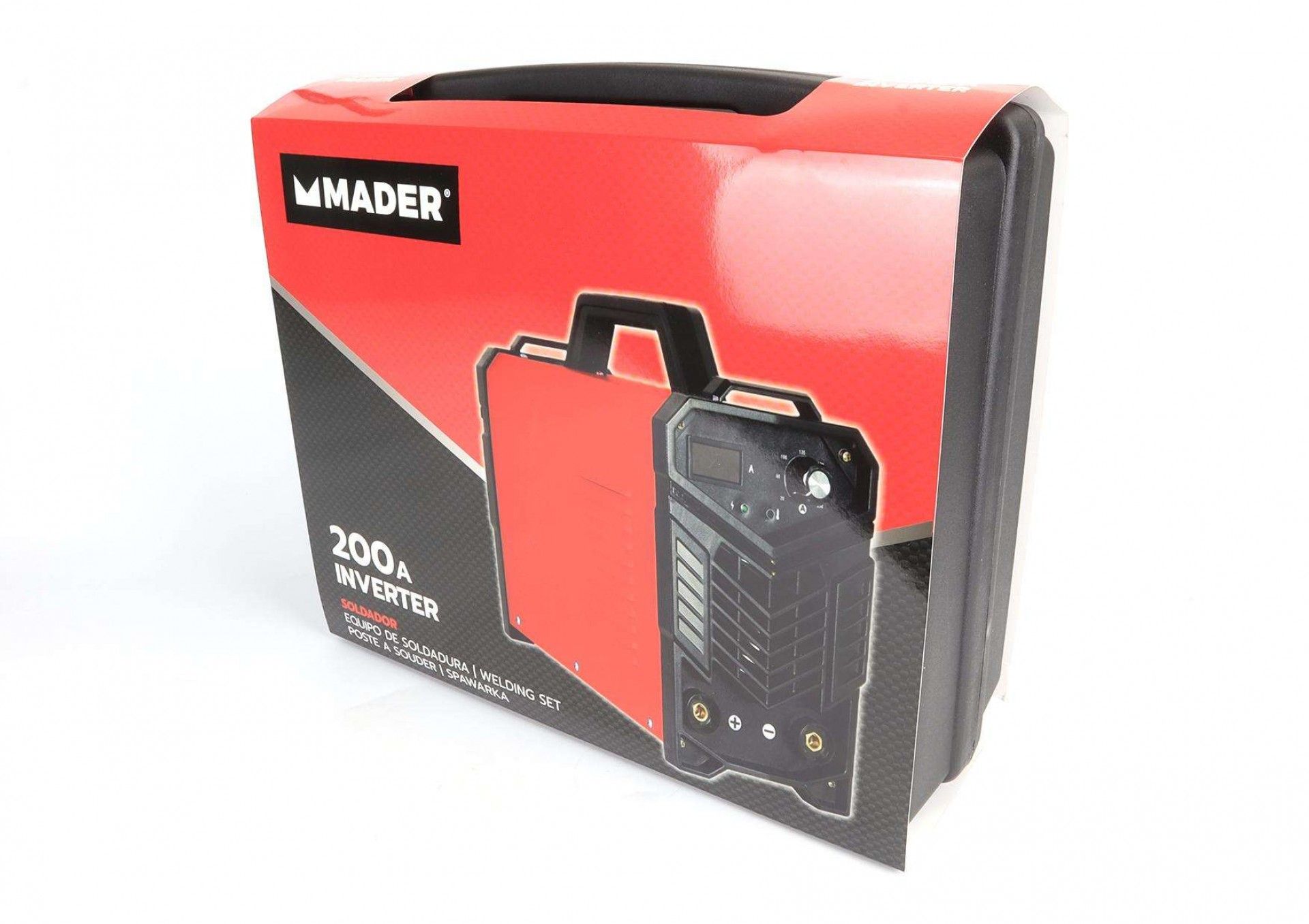 Soldador Inverter, 200A refª 63472 MADER