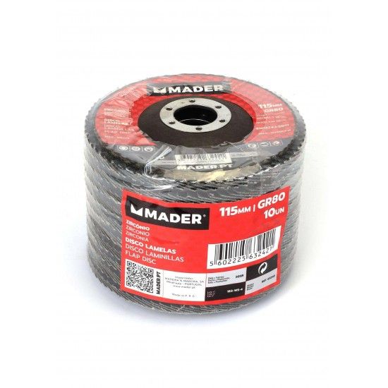 Disco Lamelas, Zircnio, 115mm, GR80 ref 63242 MADER