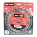 Disco Tungst�nio, Corte Madeira, 190mm, 24D ref� 63237 MADER