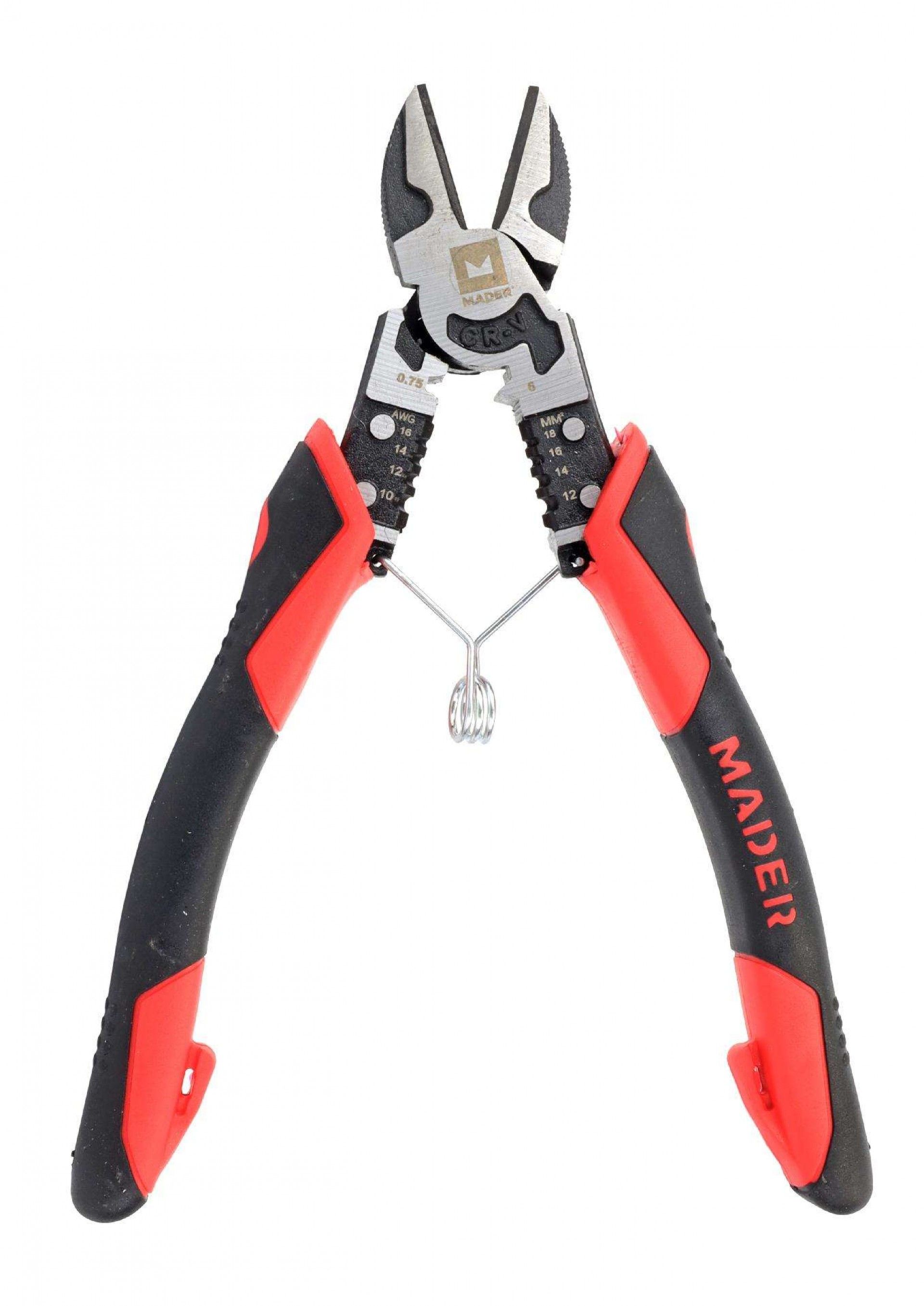 Alicate Multifunções, 9 IN 1, Corte Lateral, 200mm refª 61497 MADER