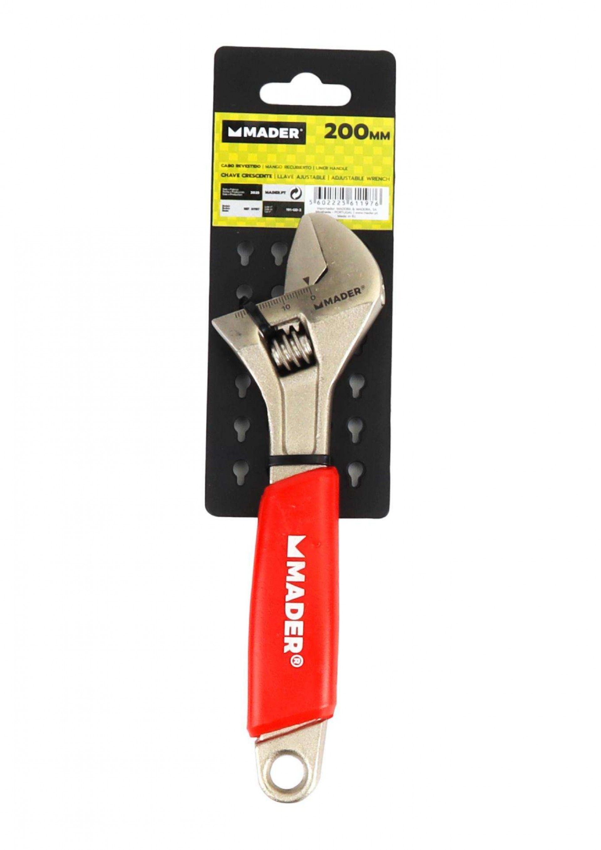 Chave Crescente, Cabo Revestido, 8 refª 61197 MADER