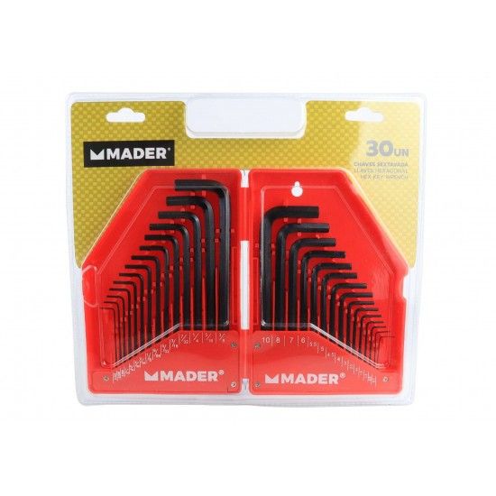 Chave Sextavada, 30un refª 61161 MADER Chave Sextavada, 30un refª 61161 MADER