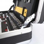 Mala Ferramentas com Trolley, 142Pcs Chrome Vanadium ref 61157 MADER