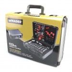 Mala de Ferramentas, 1/4" - 1/2", CRV, 123Un ref 59603 MADER