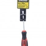 Chave Parafusos, Fenda, CRV, SL4, 75mm refª 59469 MADER Chave Parafusos, Fenda, CRV, SL4, 75mm refª 59469 MADER