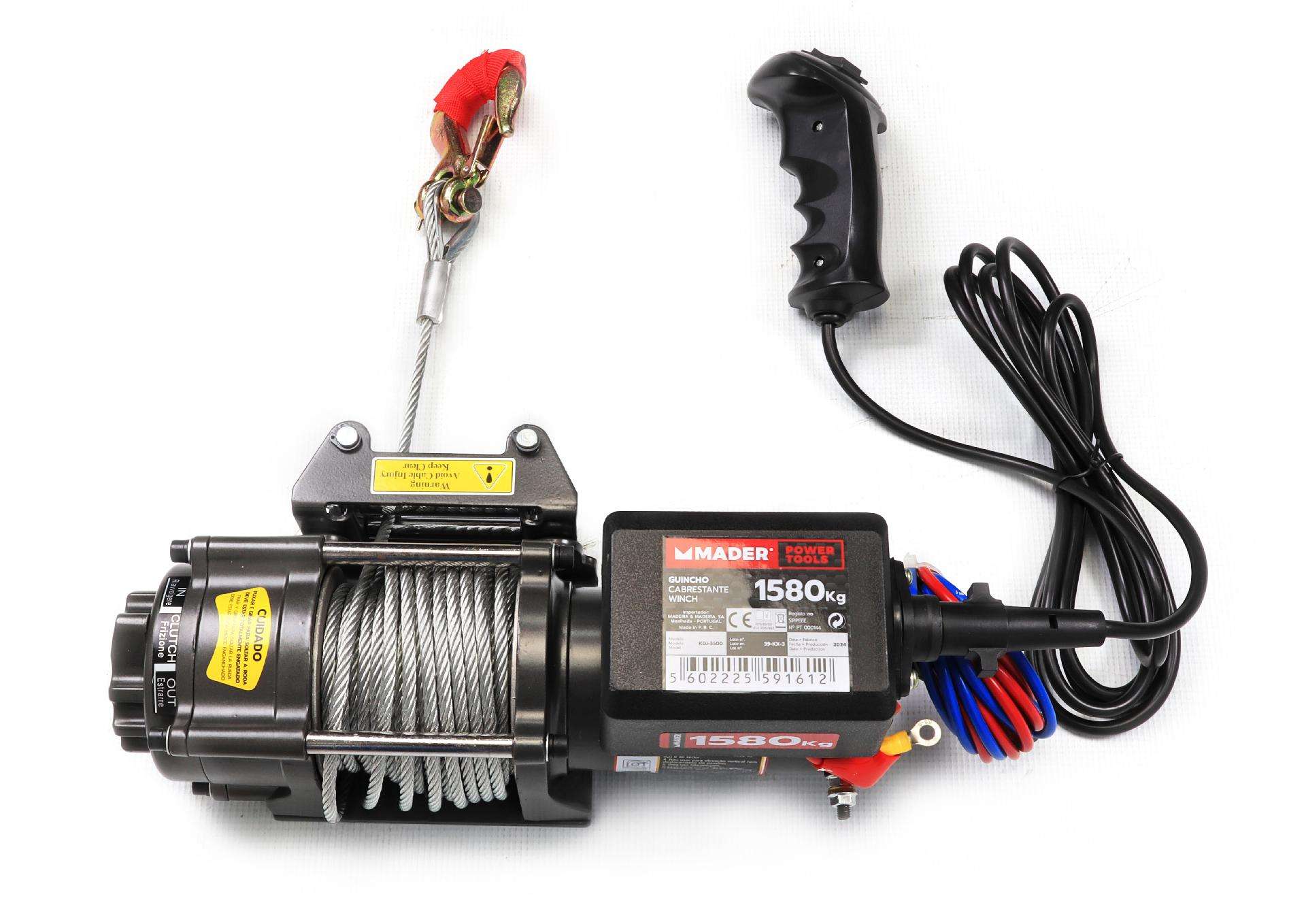 Guincho de Reboque, 1580Kg, 2200W refª 59161 MADER