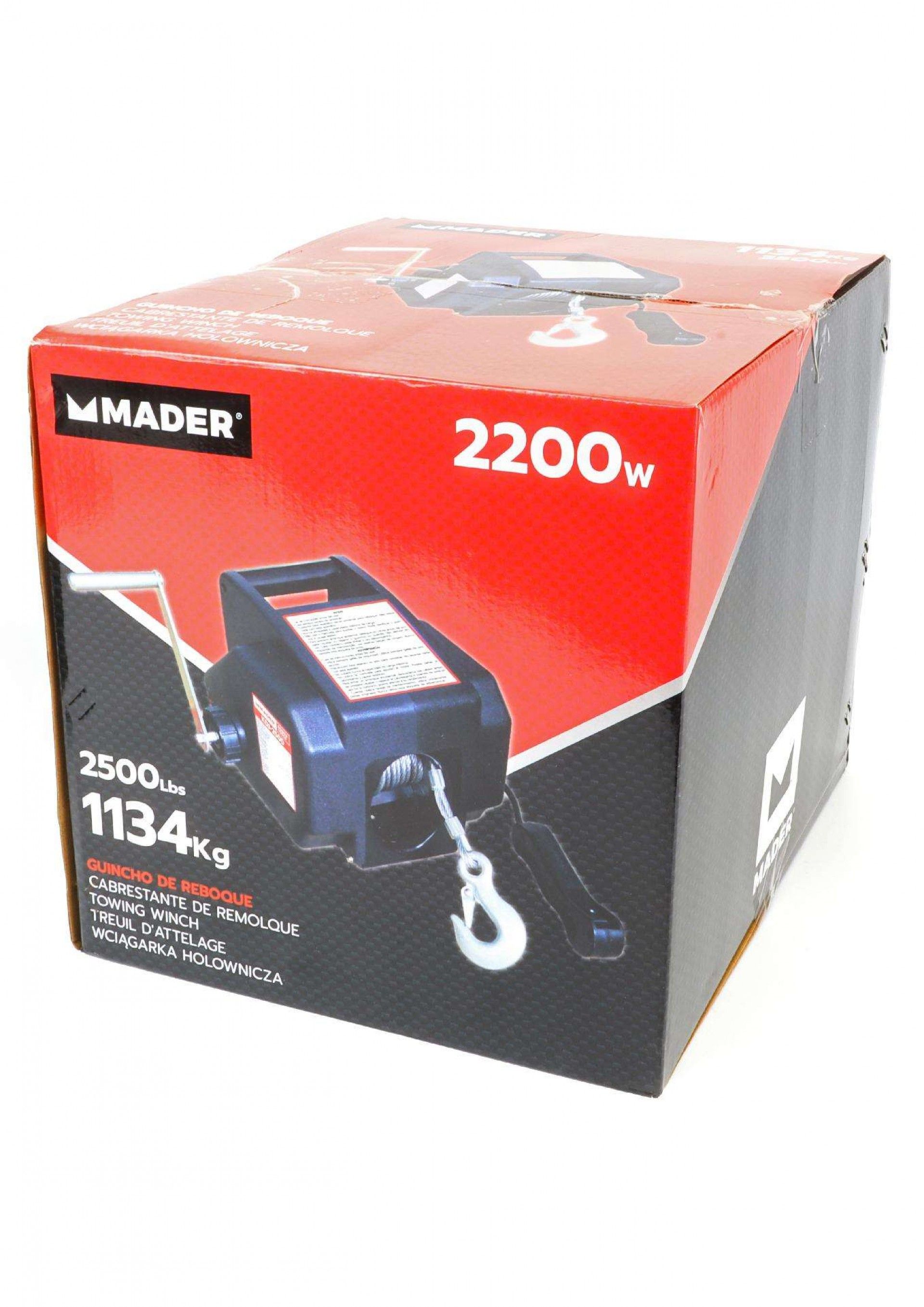 Guincho de Reboque, 1134Kg, 2200W refª 59160 MADER