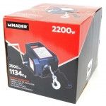 Guincho de Reboque, 1134Kg, 2200W ref 59160 MADER